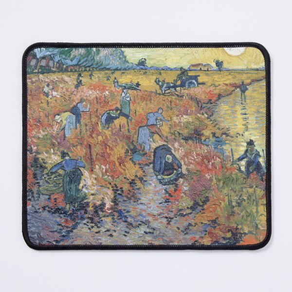 Item preview, The Red Vineyards at Arles - Van Gogh - Vintage Art designed and sold by RickE.