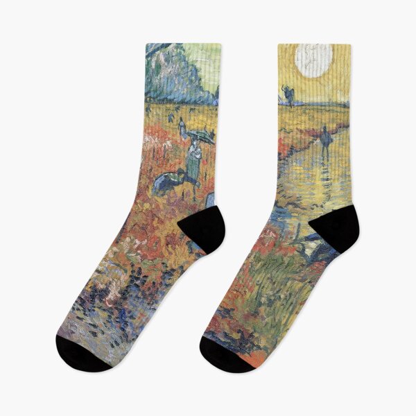 Item preview, The Red Vineyards at Arles - Van Gogh - Vintage Art designed and sold by RickE.