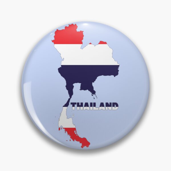 Item preview, Thai Flag inside Map of Thailand  designed and sold by mashmosh.