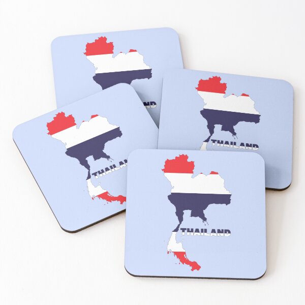 Item preview, Thai Flag inside Map of Thailand  designed and sold by mashmosh.