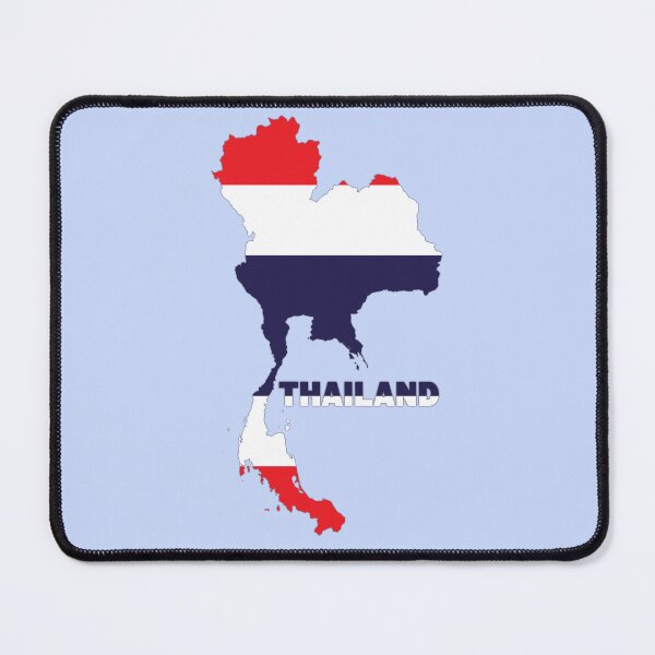 Item preview, Thai Flag inside Map of Thailand  designed and sold by mashmosh.