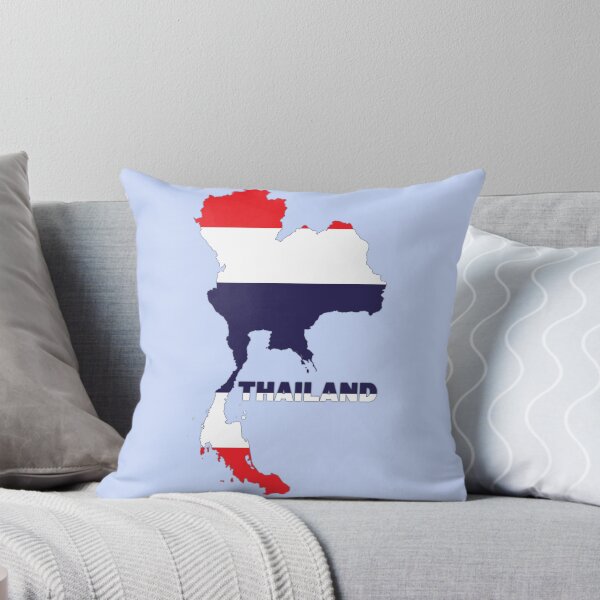 Item preview, Thai Flag inside Map of Thailand  designed and sold by mashmosh.