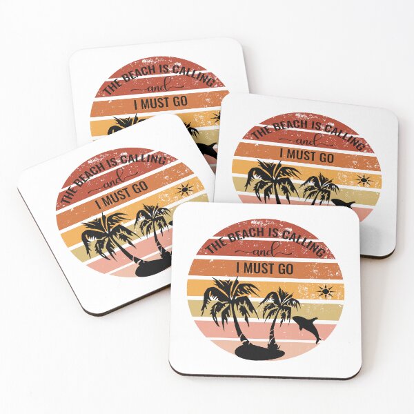 Item preview, The Beach is Calling and I Must Go I Beach Summer Gifts designed and sold by younghopes.