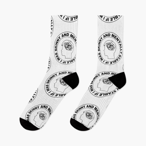 Item preview, If I Was Skinny And Mentally Stable designed and sold by BookOfE.