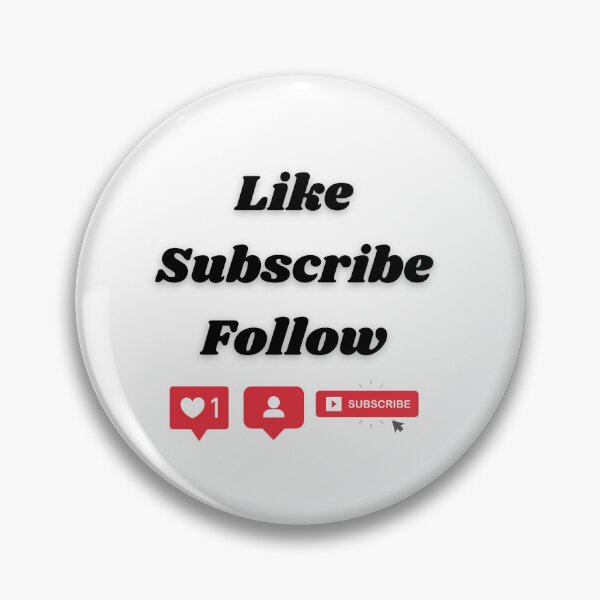 Item preview, Like, Follow, Subscribe  designed and sold by TrippyPosters.