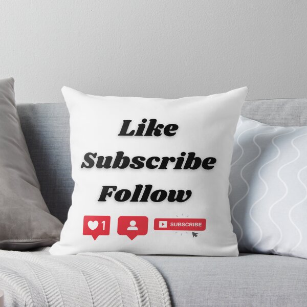 Item preview, Like, Follow, Subscribe  designed and sold by TrippyPosters.
