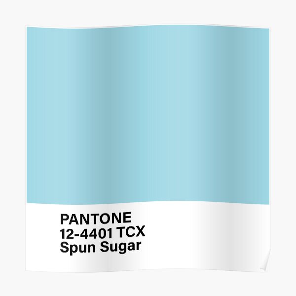 poster-pantone-12-4401-tcx-sucre-fil-par-princessmi-com-redbubble