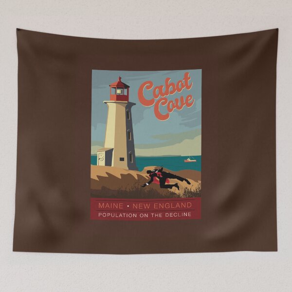 Item preview, Cabot Cove Light house murder mystery designed and sold by boec gear.