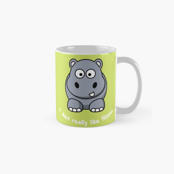 Aperçu de l'œuvre J'aime vraiment les hippopotames créée et vendue par KoopTroop ⭐⭐⭐⭐⭐.