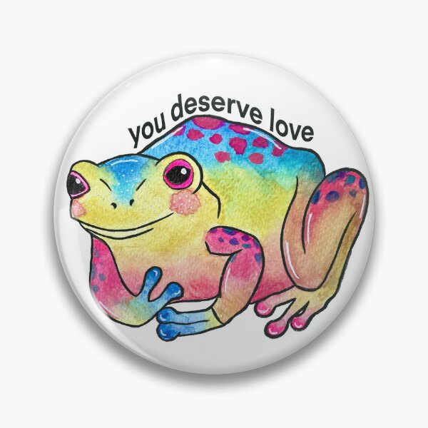 Item preview, Subtle Pansexual Pride Frog designed and sold by anahitacreates.