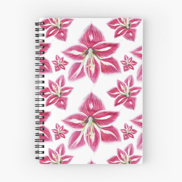 Item preview, Pink amaryllis seamless pattern designed and sold by AleFairyland.