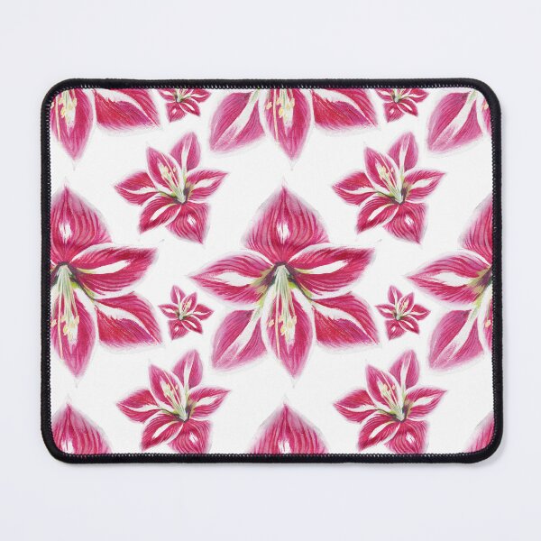 Item preview, Pink amaryllis seamless pattern designed and sold by AleFairyland.