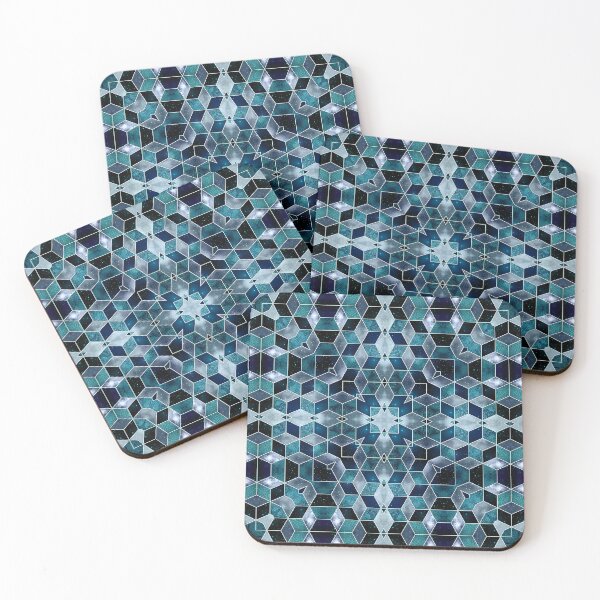 Item preview,  Fun Square Decagon Triangle Diamond Shape Stars and Sky Pattern designed and sold by SeaChangeDesign.