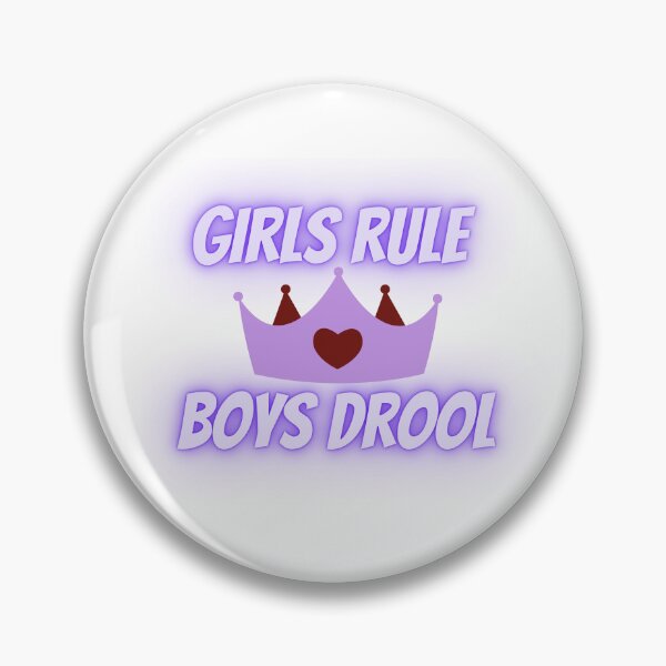 Item preview, Girls Rule Boys Drool designed and sold by DaydreamerDzine.