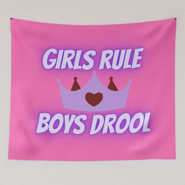 Item preview, Girls Rule Boys Drool designed and sold by DaydreamerDzine.