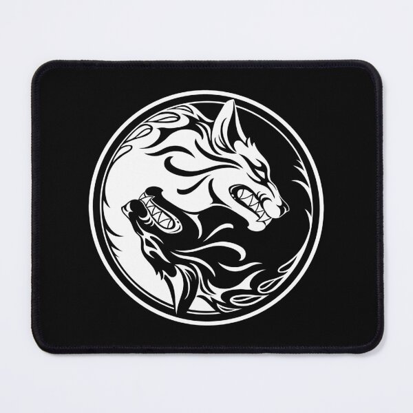 Item preview, Black and White Yin Yang Wolves designed and sold by JeffBartels.