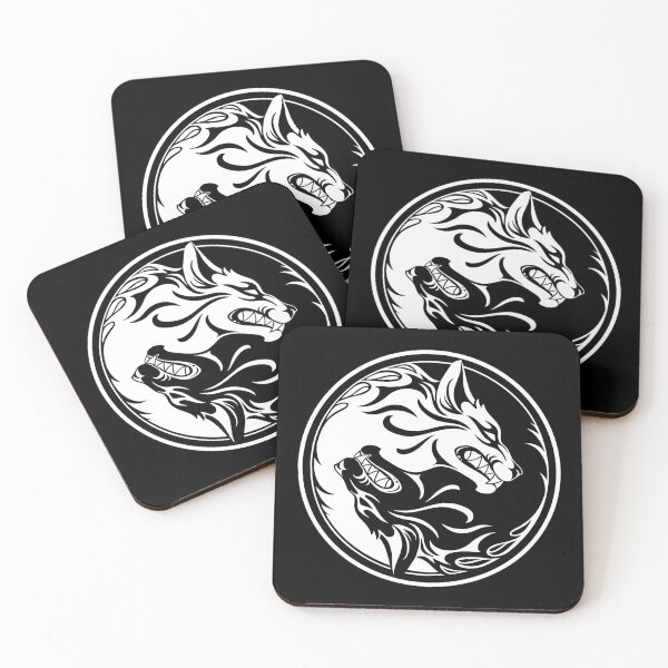 Item preview, Black and White Yin Yang Wolves designed and sold by JeffBartels.