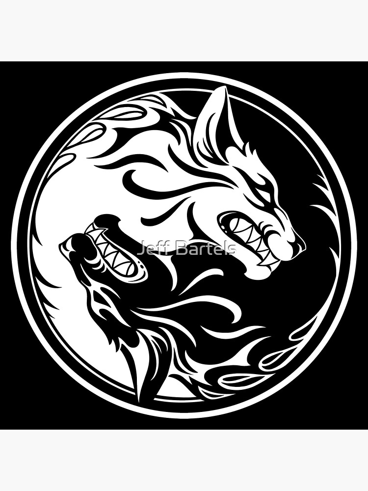 Yin Yang Wolf Stock Illustrations – 23 Yin Yang Wolf Stock Illustrations,  Vectors & Clipart - Dreamstime