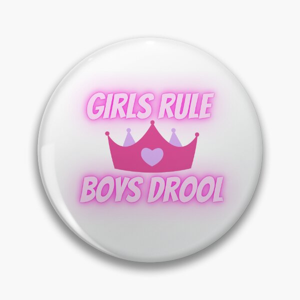 Item preview, Girls Rule Boys Drool designed and sold by DaydreamerDzine.