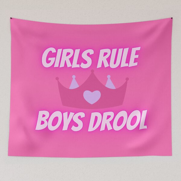 Item preview, Girls Rule Boys Drool designed and sold by DaydreamerDzine.
