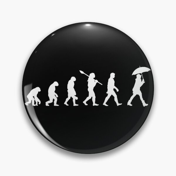Artikelvorschau, Im Regen laufen - Evolution des Menschen / Darwin entworfen und verkauft von Mohja-Design.