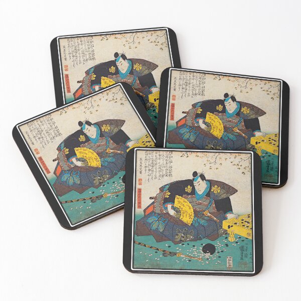 Item preview, Go Samurai with Fan and Sword | Go | Igo | Baduk | Weiqi designed and sold by DastardLee.