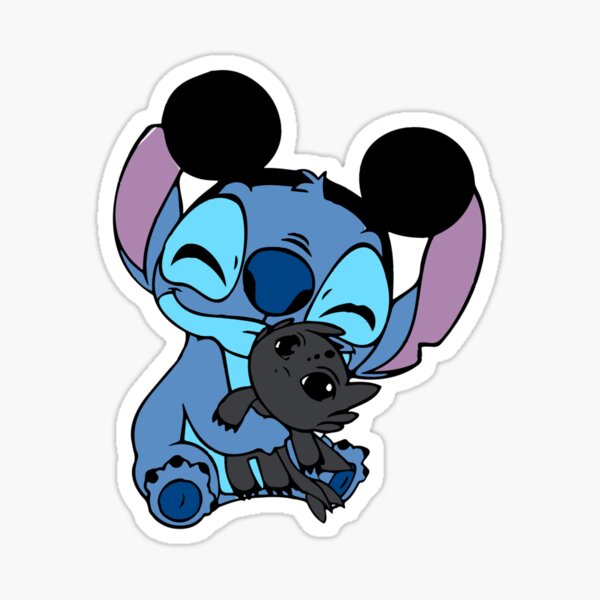 Item preview, Stitch and Toothless designed and sold by hollywoodrose22.