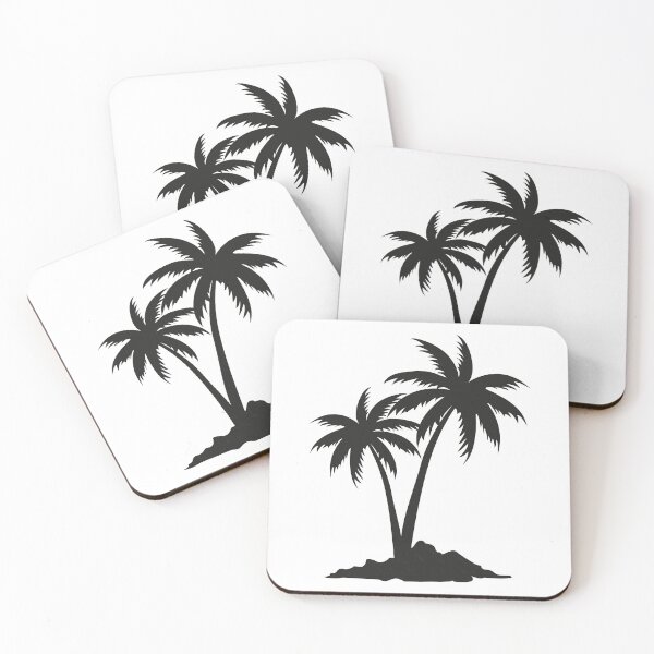 Artikelvorschau, Palme, Strand, Sommer, Silhouettenpalmen entworfen und verkauft von Tanysl.