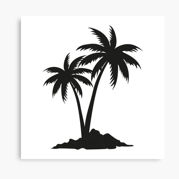 Item preview, Palm tree, beach, summer, silhouette palm trees designed and sold by Tanysl.
