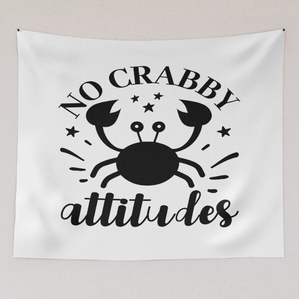 Item preview, No Crabby Attitudes -  Welcome to the Beach designed and sold by davidmurtagh.