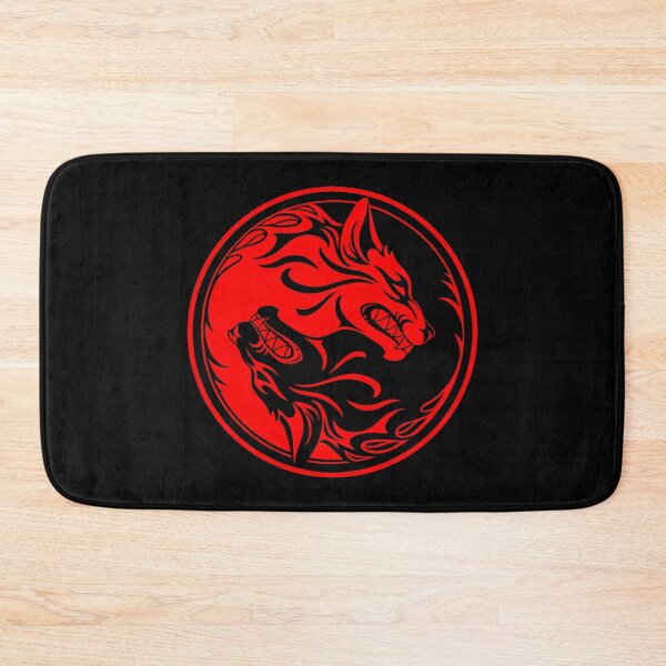 Item preview, Black and Red Yin Yang Wolves designed and sold by JeffBartels.