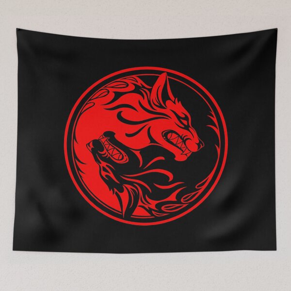 Item preview, Black and Red Yin Yang Wolves designed and sold by JeffBartels.