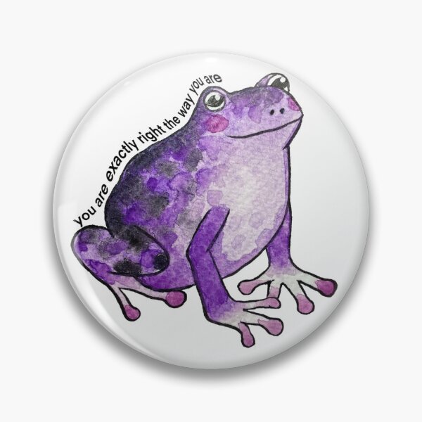 Item preview, Subtle Asexual Pride Frog designed and sold by anahitacreates.