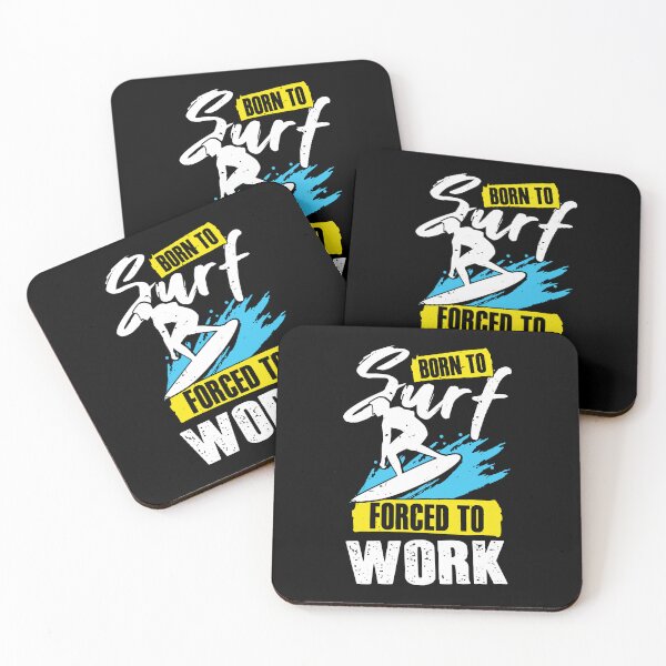 Item preview, Born To Surf Forced To Work Surfing Surfer Gift designed and sold by Marcid95.