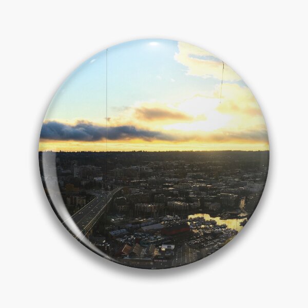 Item preview, Sunset above the skyline designed and sold by Dminphoto.