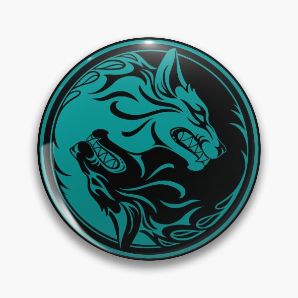 Item preview, Blue and Black Yin Yang Wolves designed and sold by JeffBartels.