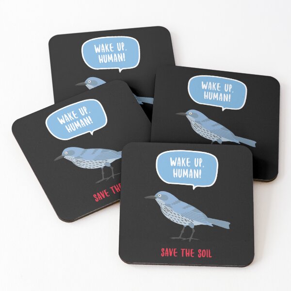 Item preview, Wake up, Human save the soil designed and sold by Soy-el-Soil.