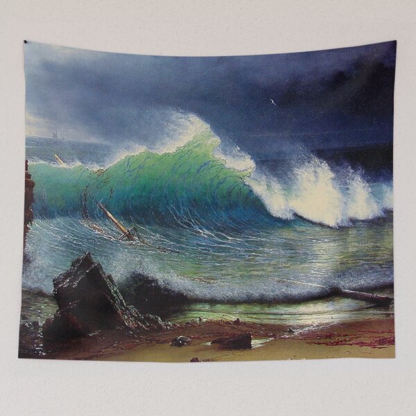Item preview, Powerful Encounter: A Boat Battling Nature's Fury designed and sold by SweetMySpot.