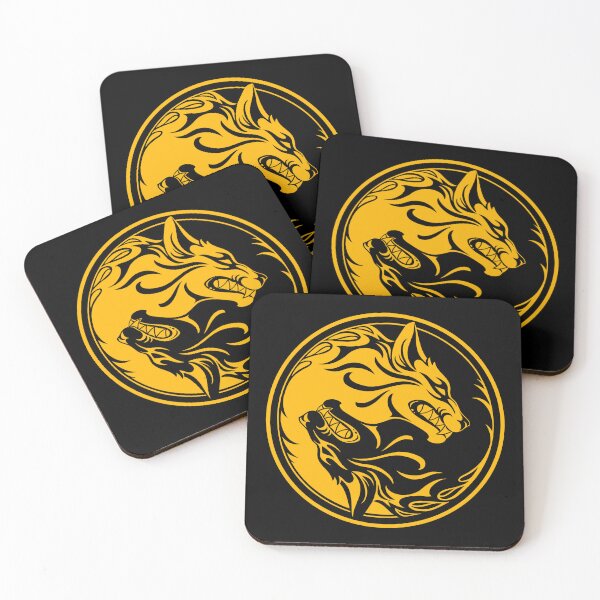 Item preview, Yellow and Black Yin Yang Wolves designed and sold by JeffBartels.