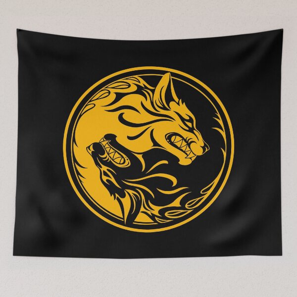 Item preview, Yellow and Black Yin Yang Wolves designed and sold by JeffBartels.