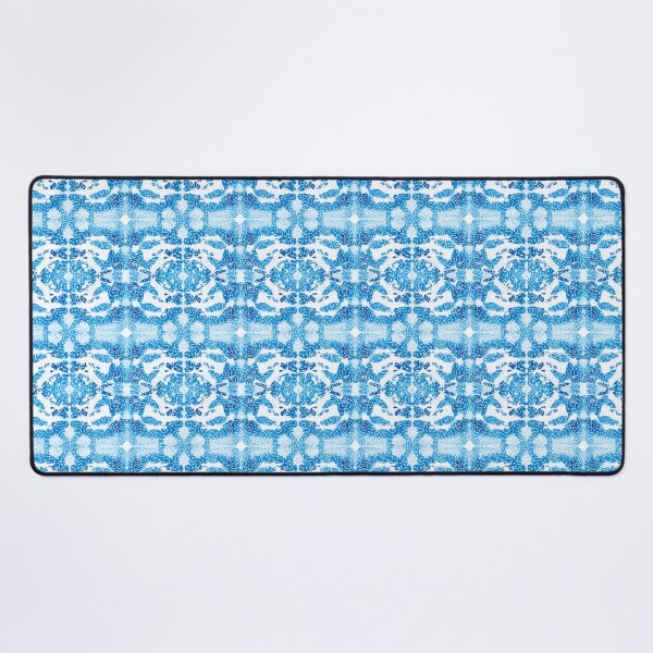 Item preview, Shades of blue mandala seamless pattern designed and sold by AleFairyland.
