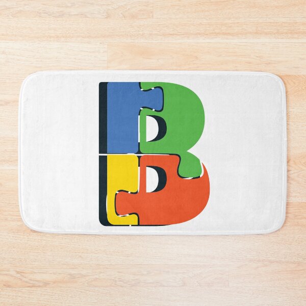 Item preview, Ornamental Letter B, Autism Awareness, Initial Monogram Ornament, Cute Autism  designed and sold by PROMEN Creativity.