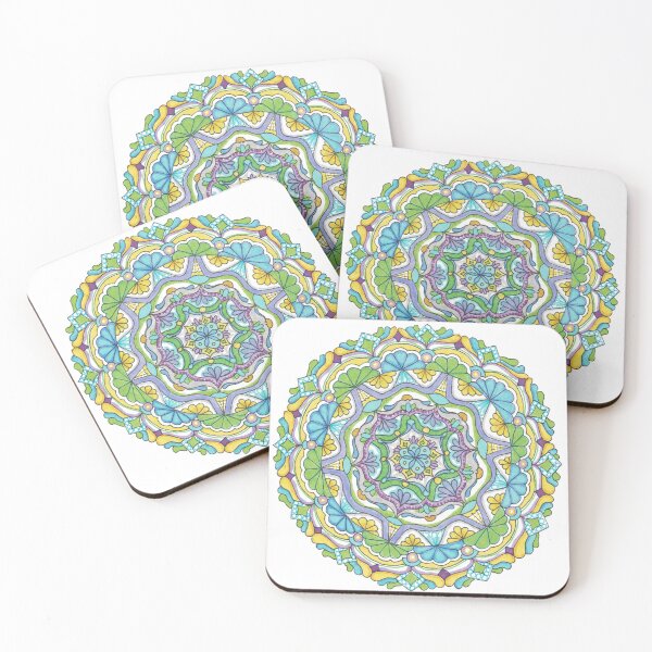 Item preview, Mandala Hand Drawn Mindful Coloring designed and sold by nimbledoodle.