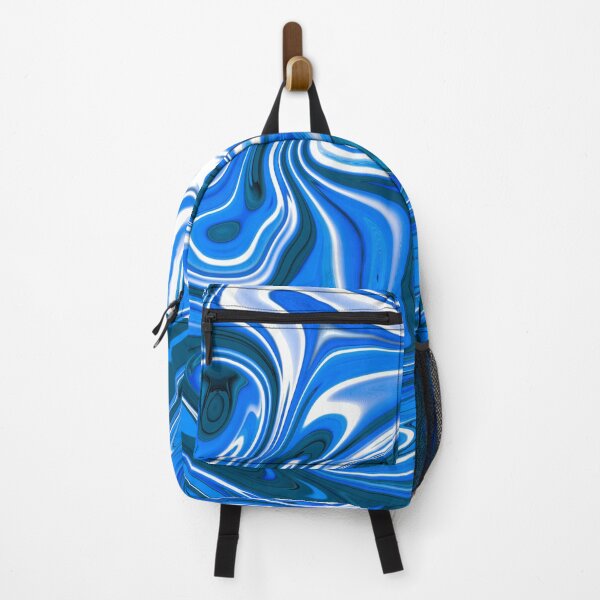 Aperçu de l'œuvre Blue White Fluid Marble créée et vendue par StudioSnehaSomani4.