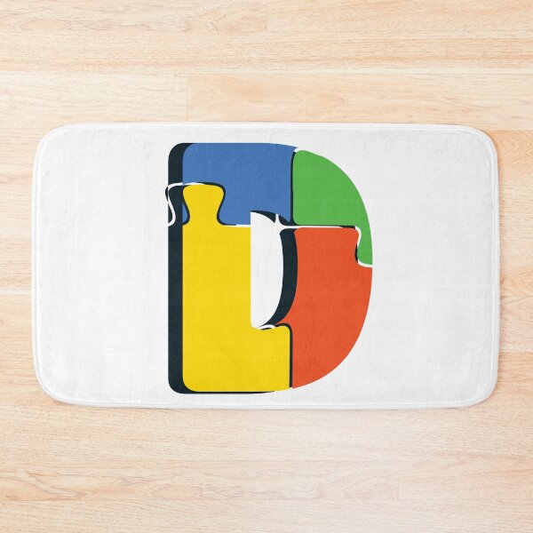 Item preview, Ornamental Letter D, Autism Awareness, Initial Monogram Ornament, Cute Autism  designed and sold by PROMEN Creativity.