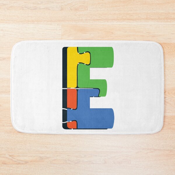 Item preview, Ornamental Letter E, Autism Awareness, Initial Monogram Ornament, Cute Autism  designed and sold by PROMEN Creativity.