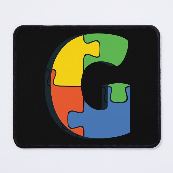 Item preview, Ornamental Letter G, Autism Awareness, Initial Monogram Ornament, Cute Autism designed and sold by PROMEN Creativity.