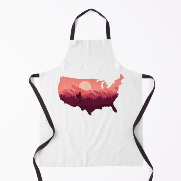 Item preview, Hiking in usa, map and mountain designed and sold by landscapeworlds.