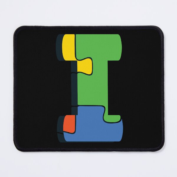 Item preview, Ornamental Letter I, Autism Awareness, Initial Monogram Ornament, Cute Autism designed and sold by PROMEN Creativity.