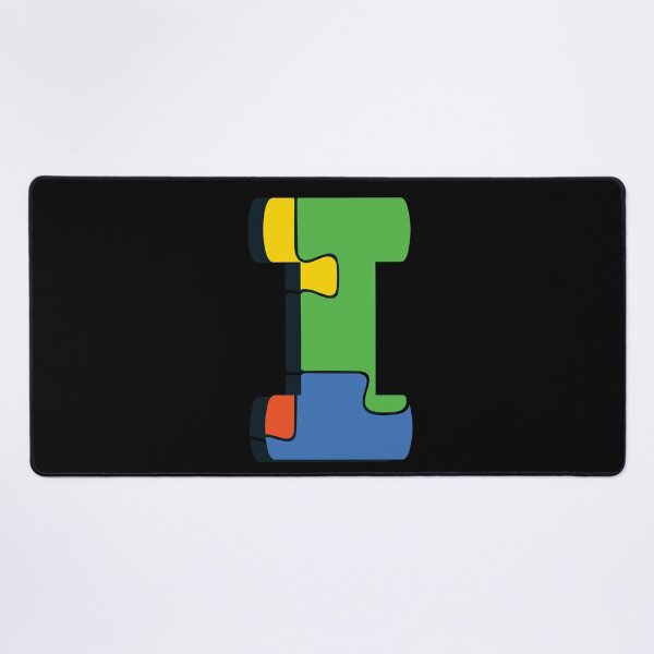 Item preview, Ornamental Letter I, Autism Awareness, Initial Monogram Ornament, Cute Autism designed and sold by PROMEN Creativity.